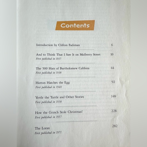 SIX BY SEUSS Classics. 500 Hats, Horton, Yertle, Grinch, and the Lorax - Picture 4 of 6